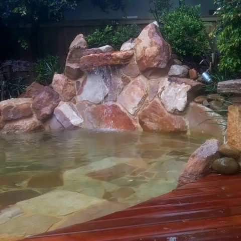 Water Feature Pond Avalon Newport